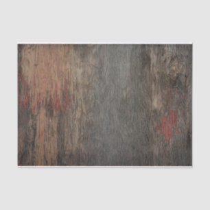 Rustic Country Wood Grain Tissue Paper
