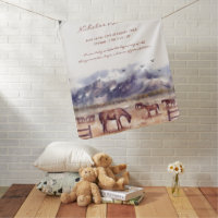Rustic Cowboy Western Birth Stats