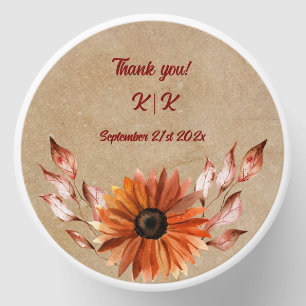 Rustic & Cozy Autumn Wedding Collection Mini Candle Favors