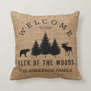 rustic cabin pillows