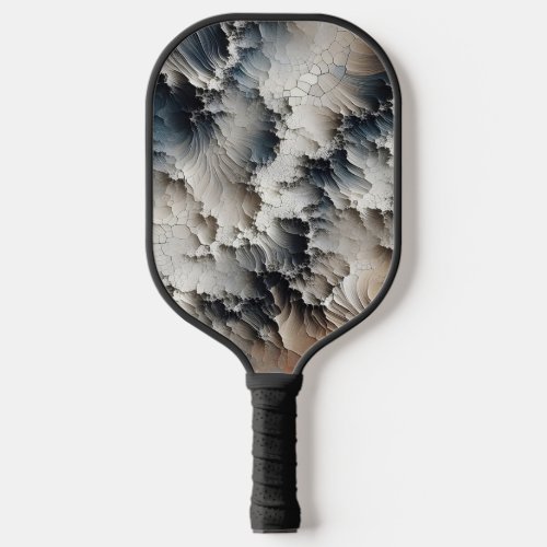 Rustic Crackle Abstract Pickleball Paddle