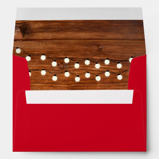 Rustic Crawfish Boil Graduation Party Envelope (Back (Bottom))