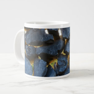 Rustic Croatian Stone Wall Photography Giant Coffee Mug
