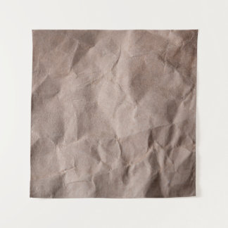 Rustic Crumpled Paper: Vintage Texture Tapestry