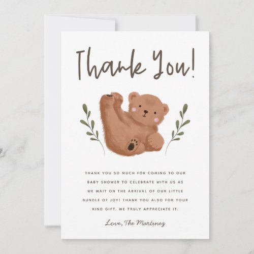 Rustic Cub Bear Baby Shower