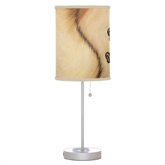 Rustic Daisy Bear Design Table Lamp (Left)