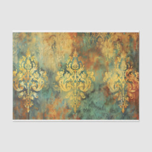 Rustic Damask Furniture Decoupage Tissue Paper
