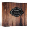 Rustic dark barn wood personalized country