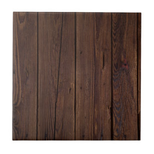 Rustic Dark Brown Wood Wooden Fence Country Style Wrapping Paper, Zazzle