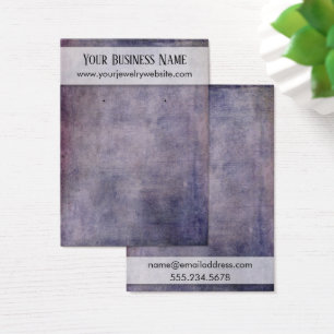 Rustic Dark Purple Earring Holder Display Cards