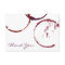 Rustic Dark Red Wine Stain Wedding