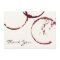 Rustic Dark Red Wine Stain Wedding