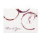 Rustic Dark Red Wine Stain Wedding