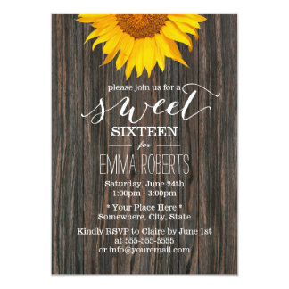 Country Sweet 16 Invitations 10