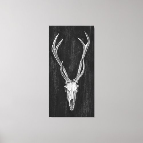 Rustic Deer Animal Head Canvas Print