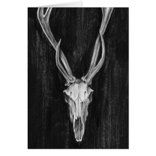 Rustic Deer Animal Head Cards (Front)