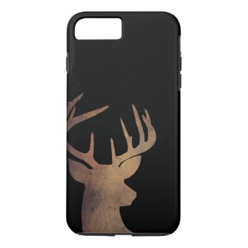 Rustic Deer Head Cell Phone Case by SlackerTease at Zazzle