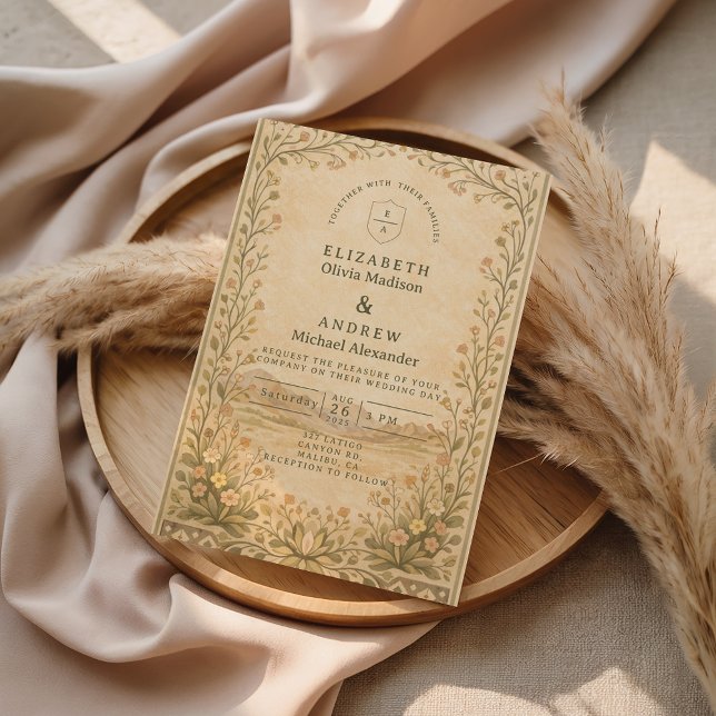 Rustic Desert Botanical Celebration Invitation (Creator Uploaded)