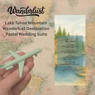 Rustic Desert Southwest Terracotta Wedding Dinner Program