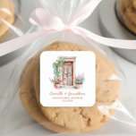 Rustic Destination Wedding Favor Sticker<br><div class="desc">Add an authentic touch to your wedding reception with these rustic Mexico-themed wedding stickers. These personalized stickers are perfect for couples who want to incorporate traditional Mexican elements onto their favors and envelope sticker seals. Matching items in our Rustic Destination Wedding collection store Cava Party Design.</div>