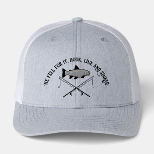 Rustic DIY Colors Fish and Rods, Fishing Fisherman