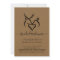 Rustic Doe & Deer Antlers Heart Bridal Shower