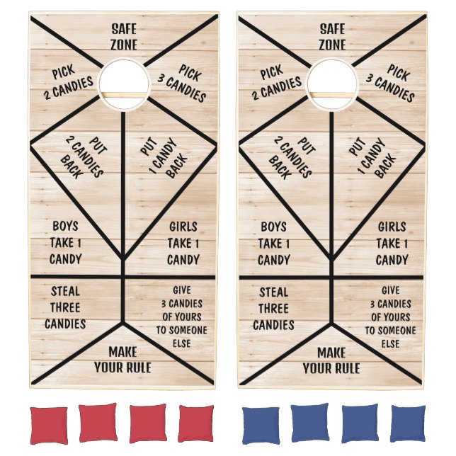 Rustic Drinking Game Barnwood  (Set)