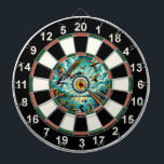 Rustic Duck Hunting Wall Decor Dart Board<br><div class="desc">This circular design features ducks soaring over water, framed by a bold hunter’s target. Ideal for man caves and hunting lodges, it captures the spirit of the hunt while adding a unique, rustic touch to your decor. Perfect for nature lovers and hunting enthusiasts, this piece is a standout addition to...</div>