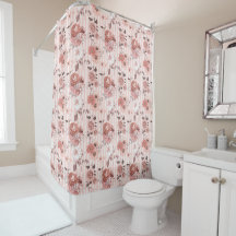 Rustic Dusty Rose Blush Pink Floral