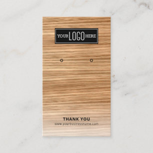 Rustic Earring Display Cards – Jewelry Packaging