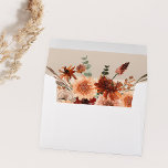 Rustic Earth & Champagne Florals Envelope - Beige<br><div class="desc">Complete your rustic themed wedding, graduation, or party suite with your Rustic Earth & Champagne Florals envelopes. Add your address or order blank and get address labels to complete the look. Hand painted, watercolor florals in peach, champagne beige, cream, and burgundy terra cotta are the feature in this Rustic Envelope....</div>