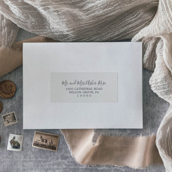 Rustic Earth Coordinate Guest Address Labels by FreshAndYummy at Zazzle