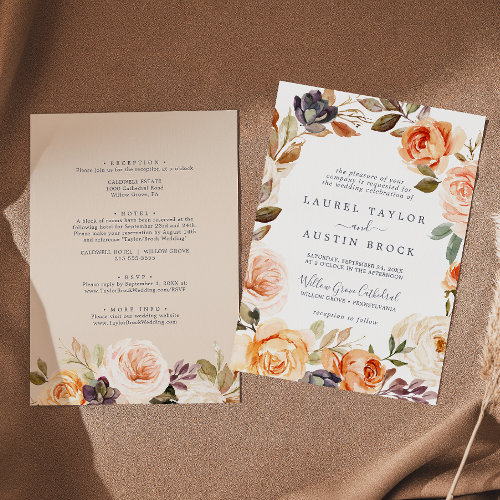 Rustic Earth Florals All In One Wedding