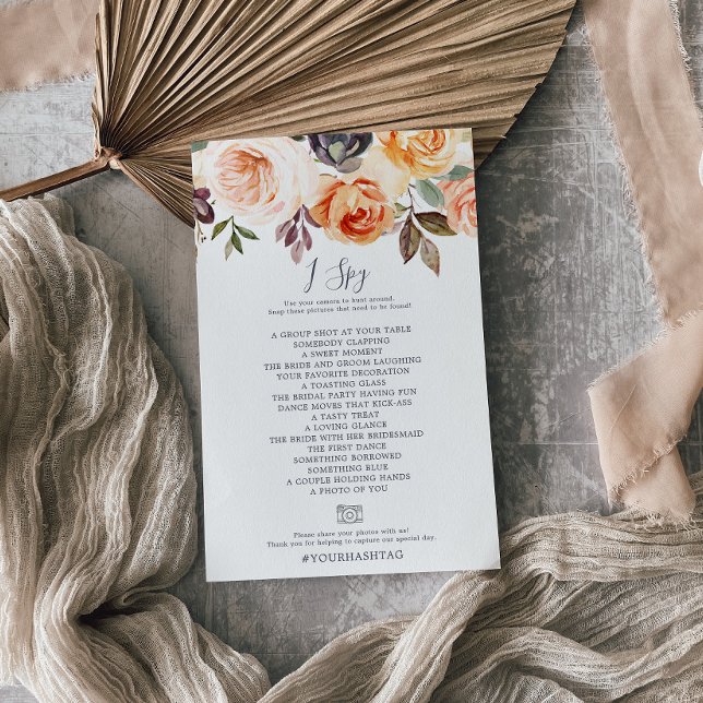 Rustic Earth I Spy Photo Scavenger Hunt Game Flyer (Creator Uploaded)