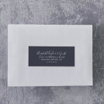 Rustic Earth Navy Coordinate Guest Address Labels<br><div class="desc">These rustic earth navy coordinate guest address labels are perfect for a simple wedding. The elegant earth tone design features rustic navy blue with white text and vintage boho style. Customize each label with the name and address of your guests. 21 labels per sheet. Add each sheet that you need...</div>