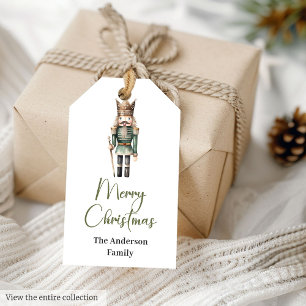 Rustic Earthy Neutral Cozy Christmas Gift Tags