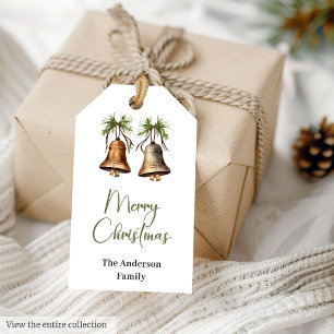 Rustic Earthy Neutral Cozy Minimalist Christmas Gift Tags
