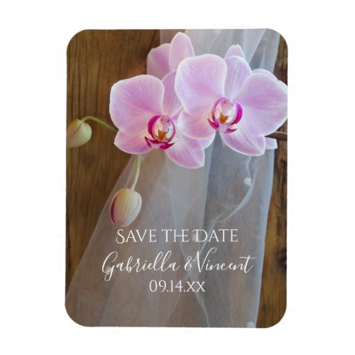 Rustic Elegance Country Barn Wedding Save the Date Magnet