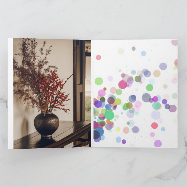 "Rustic Elegance – Nature in a Vase" Card (Inside)