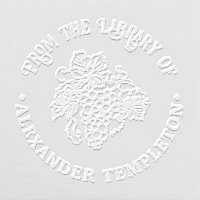 Rustic Elegant Bunch of Grapes Library Book Name