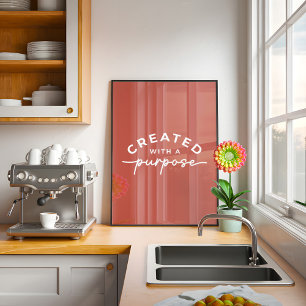 Rustic Elegant Christian Quote Poster