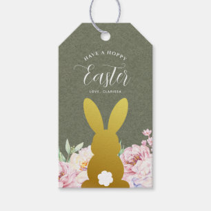 Rustic Elegant Easter Personalized Gift Tags