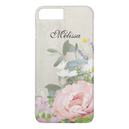 Rustic Elegant Floral iPhone 8 Plus7 Plus Case