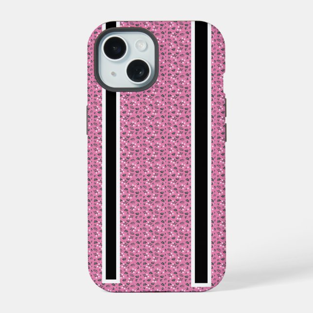 Rustic Elegant  Floral  Pattern Iphone Case (Back)