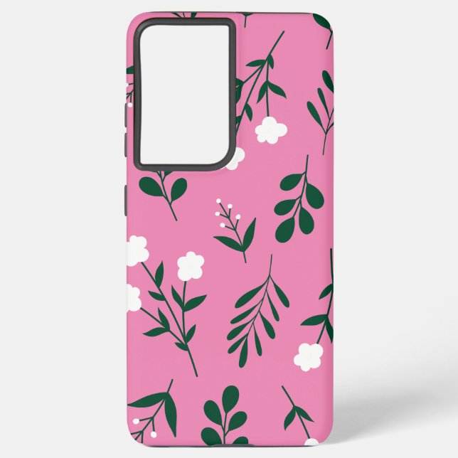 Rustic Elegant  Floral   Samsung Galaxy Case (Back)