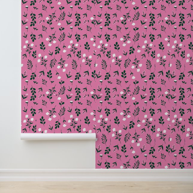 Rustic Elegant  Floral   Wallpaper (Application)