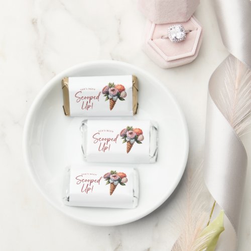 Rustic Elegant Ice Cream Bridal Shower Hersheys Miniatures