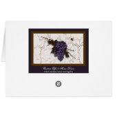 Rustic Elegant Purple Grapes (Back Horizontal)