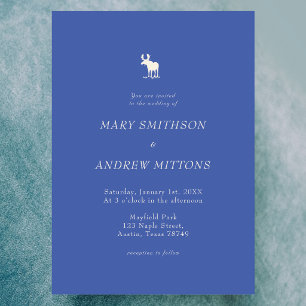Rustic Elegant Wedding Invitation