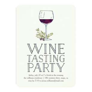 wine tasting party invitations zazzle